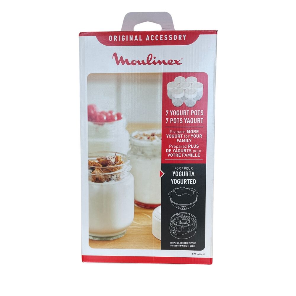 Lot de 7 pots de yaourt - moulinex