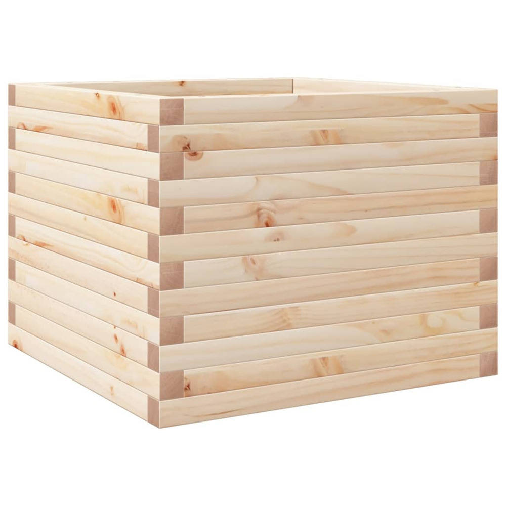 Jardinière d'extérieur 60x60x45,5 cm bois de pin massif
