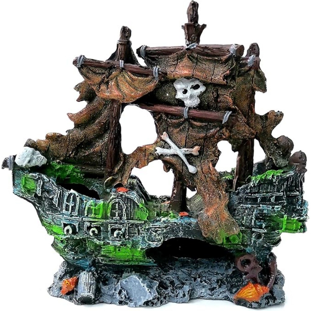 Décoration aquarium colonne romaine