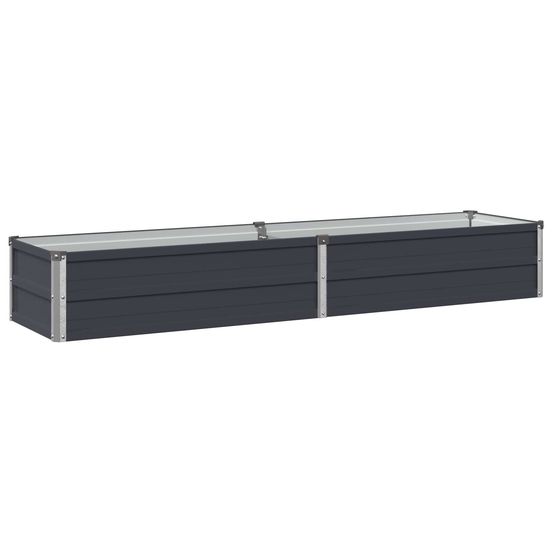 Jardin surélevé anthracite 160 x 40 x 24 cm