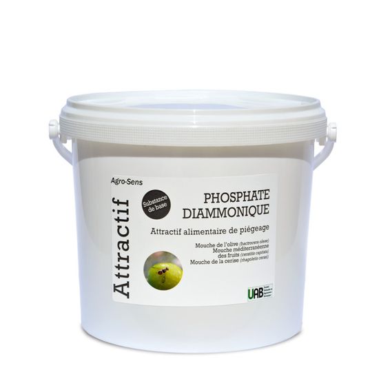 Phosphate diammonique attractif alimentaire de piégeage uab - agro sens - seau 5 kg