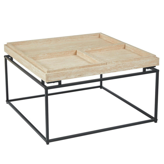 Table basse compartimentée