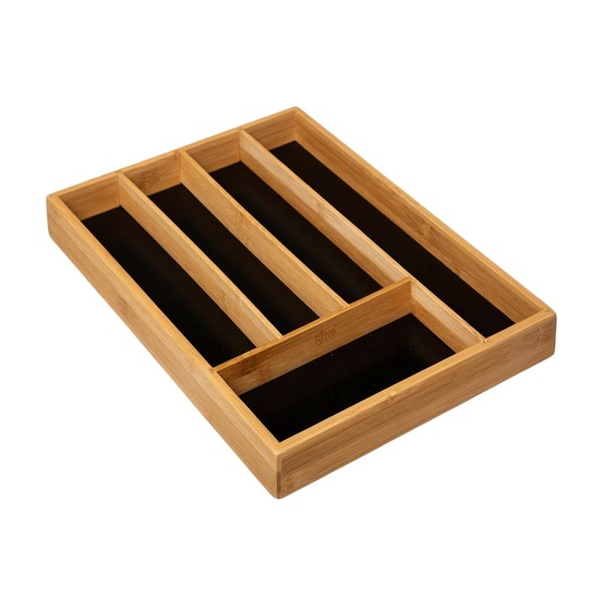 Range couverts bicolore 5 compartiments