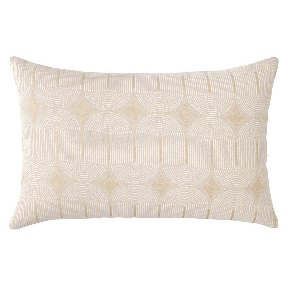 Coussin à motifs métallisés 