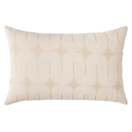 Coussin à motifs métallisés
