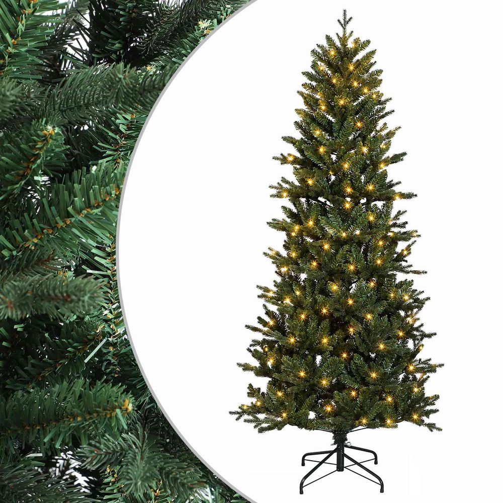 Sapin de noël artificiel à branches articulées 210 cm 300 led