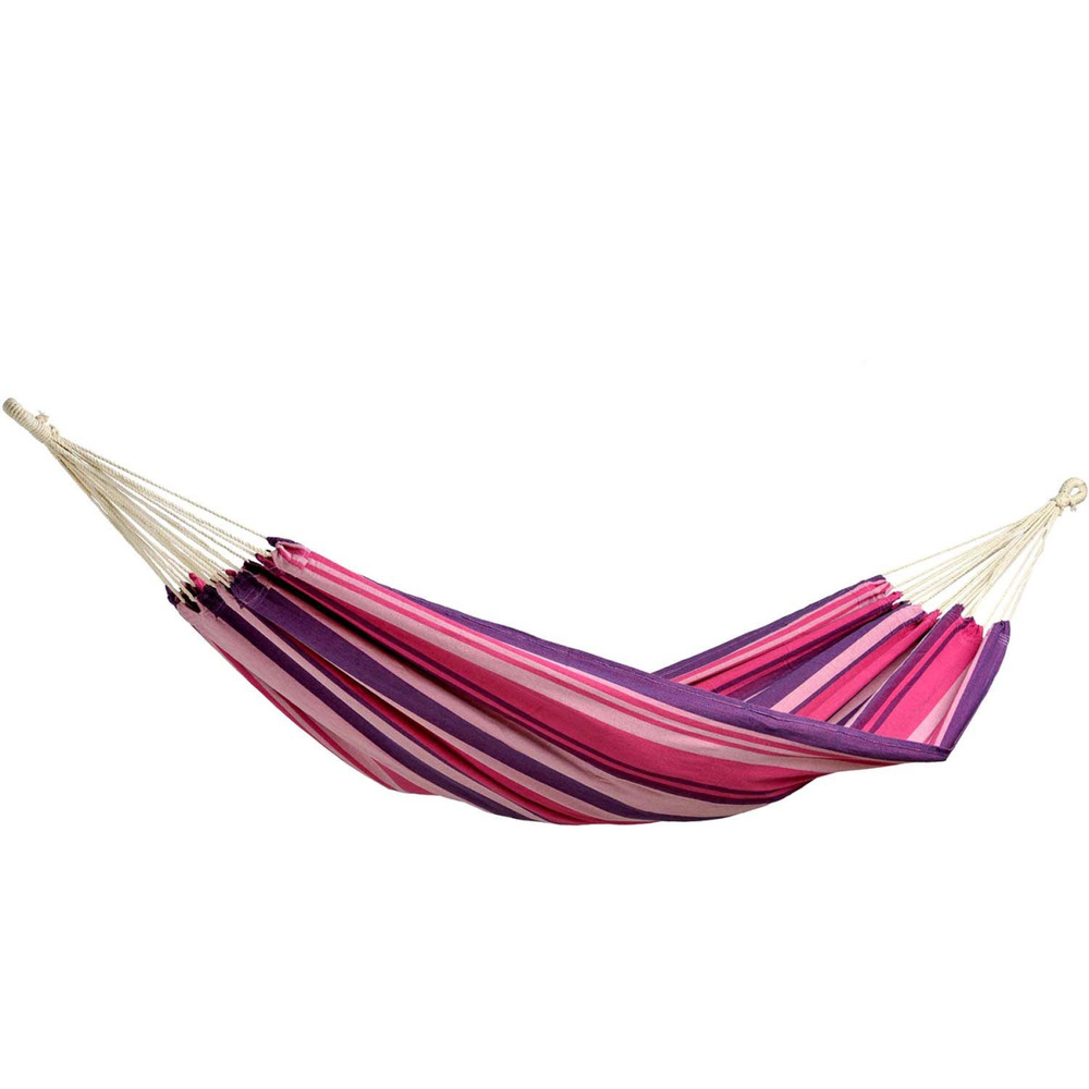 Hamac en coton et polyester avec sac de rangement tahiti