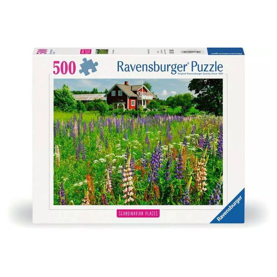 500p puzzle ferme en suede