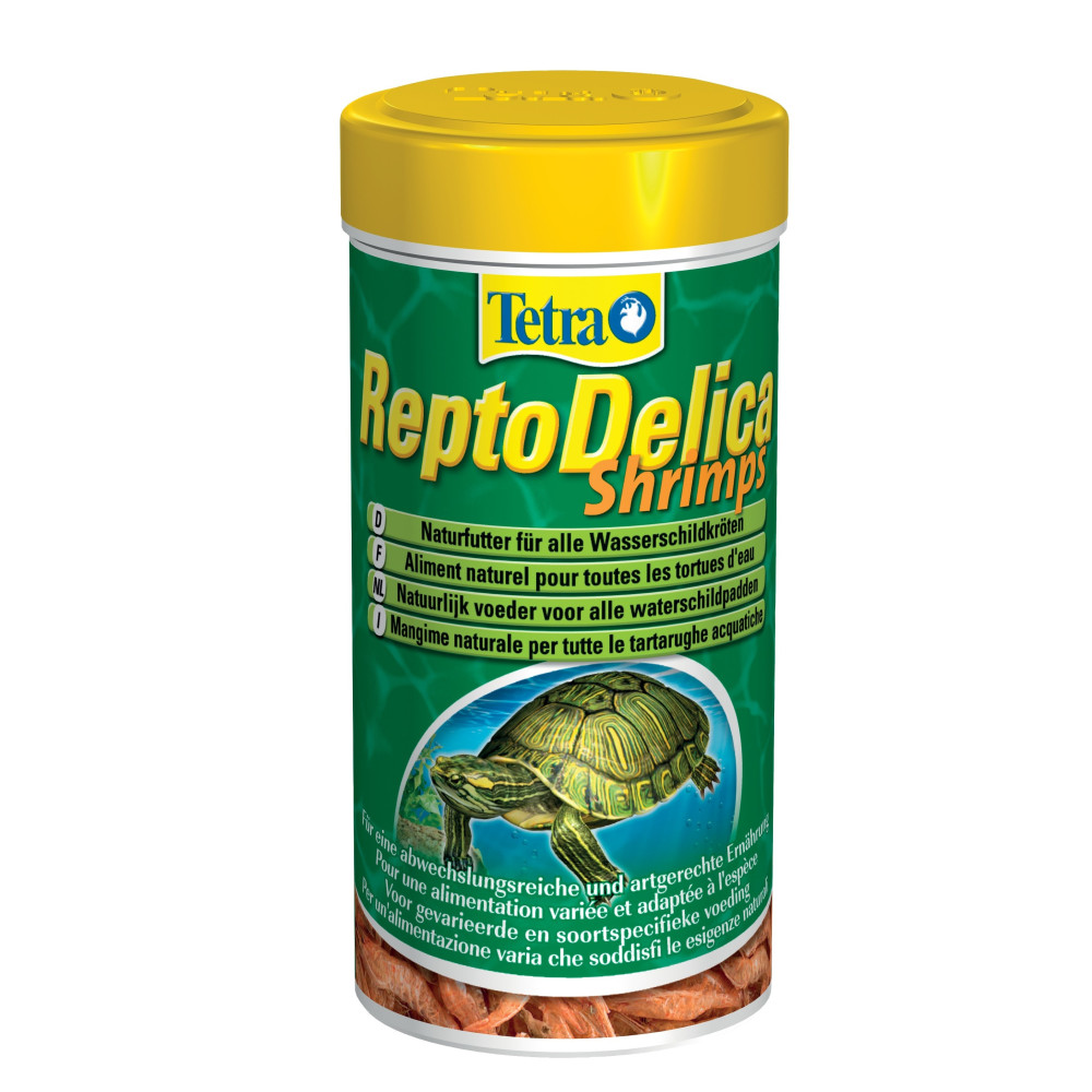 Crevettes séchés 250ml/20g reptodelica  pour les tortues d'eau