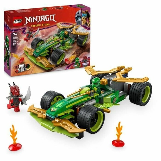 Lego ninjago la voiture de course à rétrofriction de lloyd