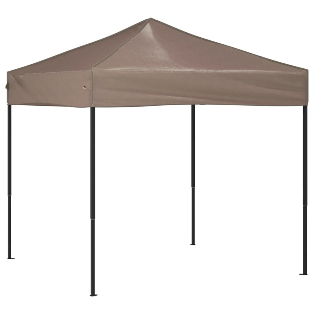 Tente de réception pliable taupe 2x2 m