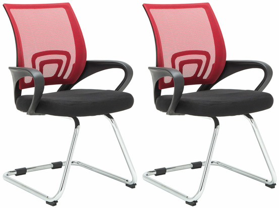 Lot de 2 chaises visiteurs eureka