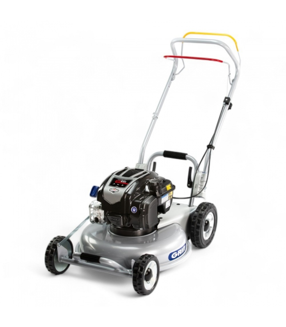 Tondeuse thermique grin - moteur briggs stratton, mulching professionnel, 1200m² à 3000m² - hm53a