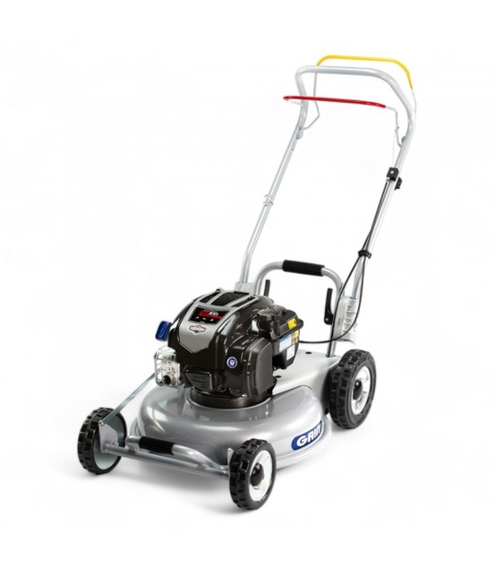 Tondeuse thermique professionnelle mulching, moteur briggs & stratton, 1200m² à 3000m² - grin hm53a