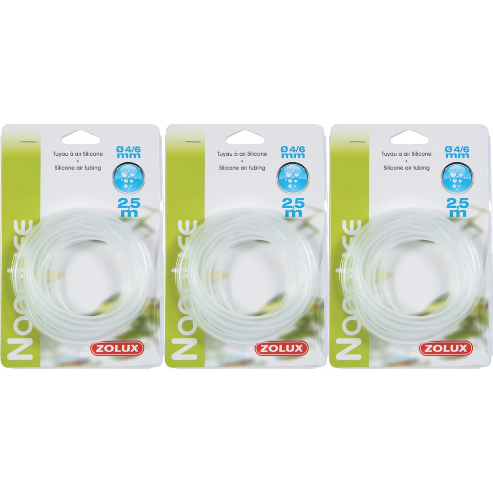 Tuyau à air en silicone 2. 50 m (lot de 3)