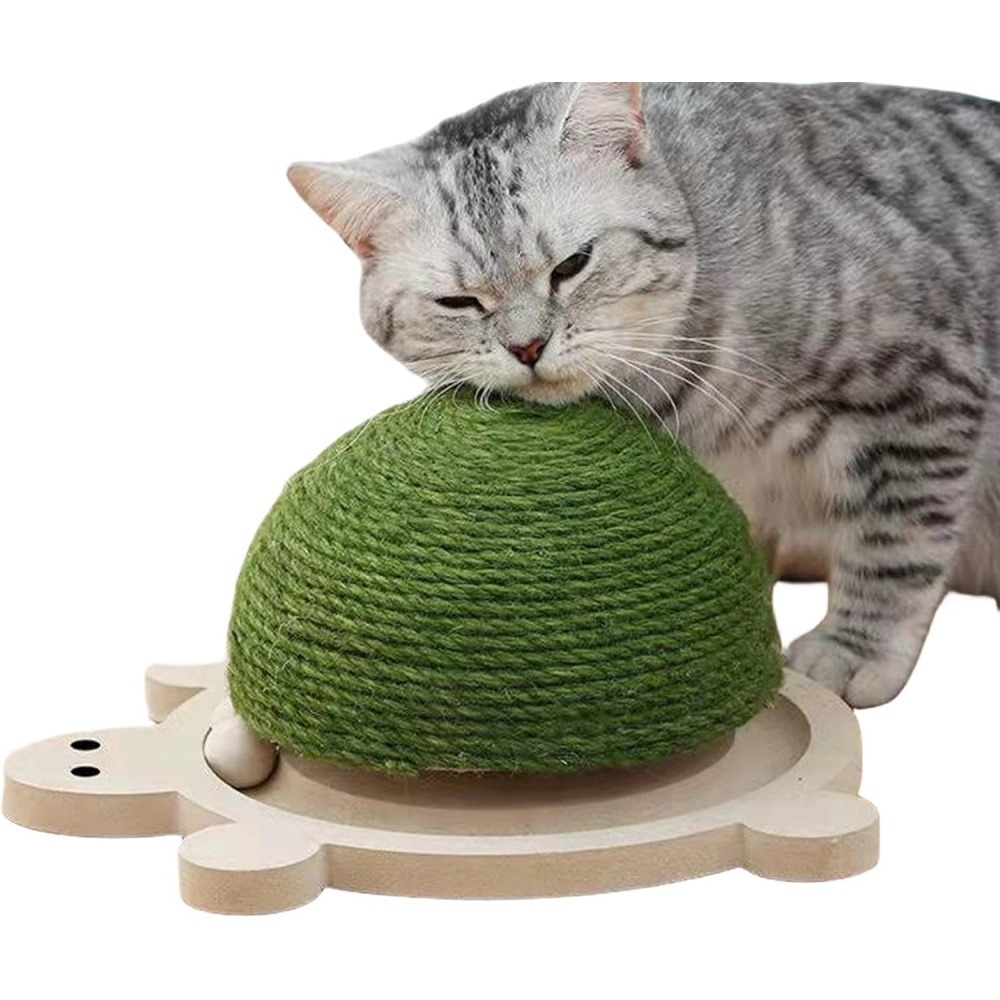 Griffoir pour chat en forme de tortue-balle jouet pour chat-29*24*14cm