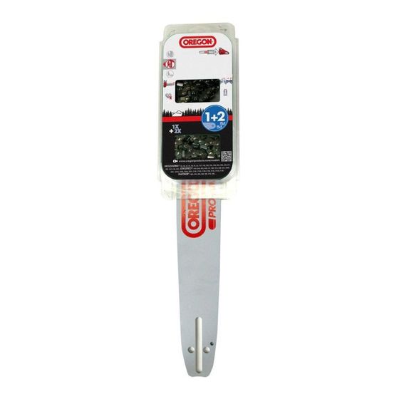 Kit guide chaîne oregon 581621 combo guide 130mlbk095 + 2 chaînes 95txl056e