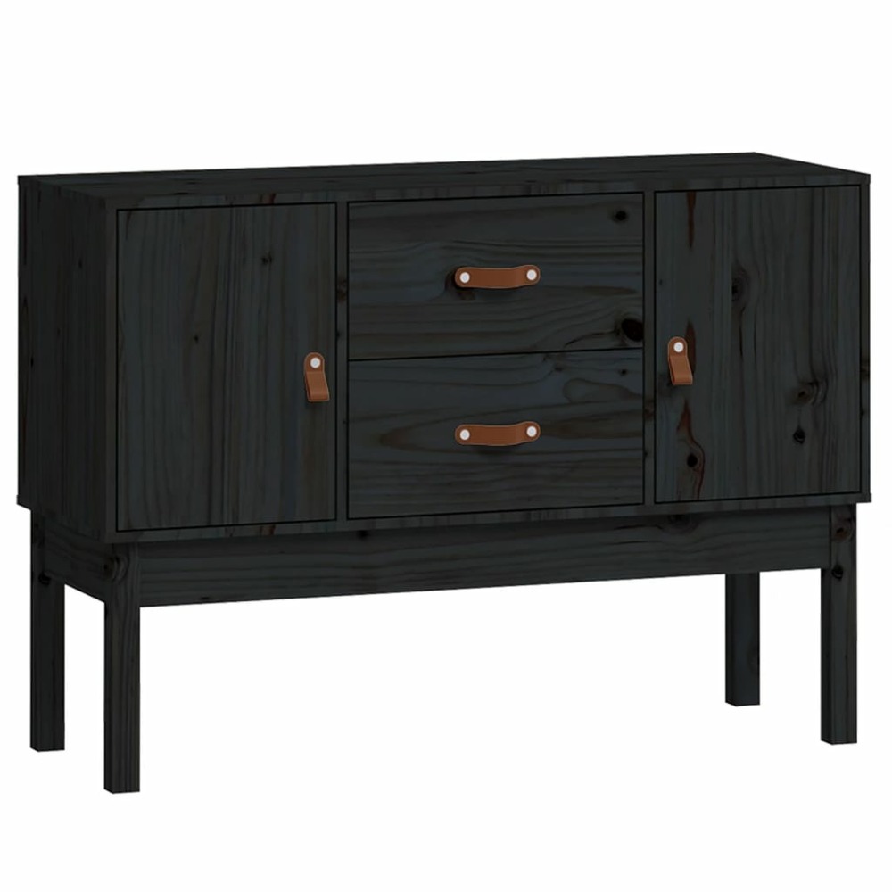 Buffet bahut commode armoire meuble de rangement organisateur cuisine salle de séjour salon 110 x 40 x 78 cm bois massif de p