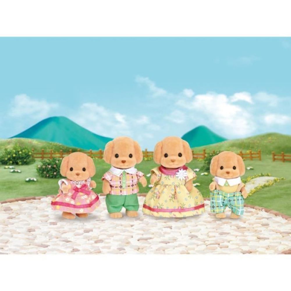 - famille caniche - 4 personnages - mixte - a partir de 3 ans