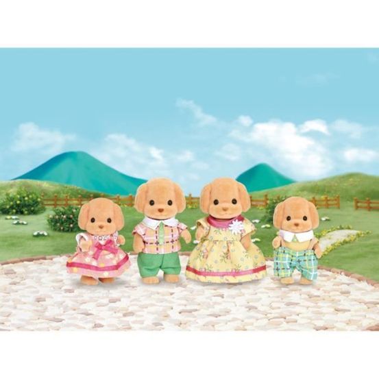- famille caniche - 4 personnages - mixte - a partir de 3 ans