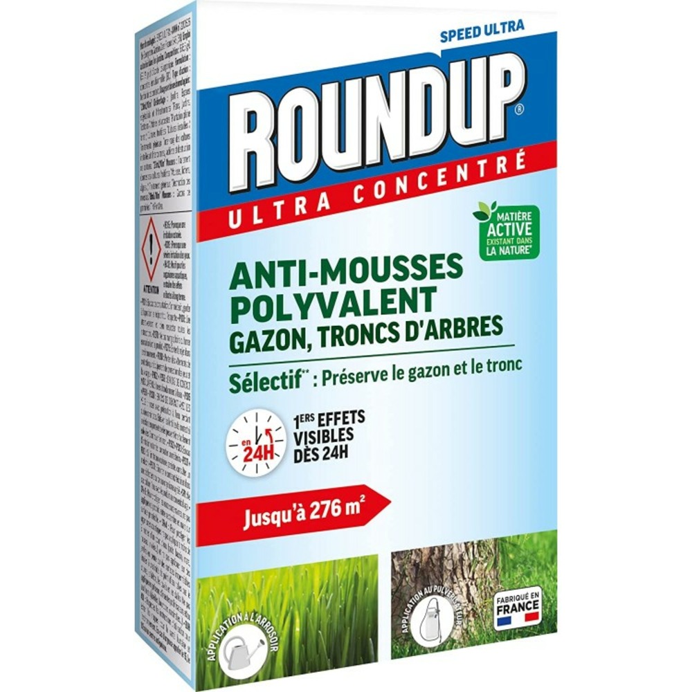 Roundup anti-mousses concentré gazon et troncs d'arbres 500 ml ( rmouss500 )