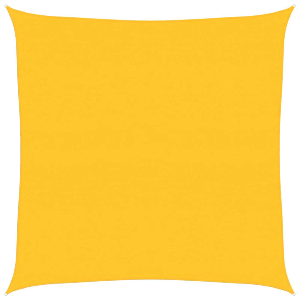 Voile d'ombrage 160 g/m² carré jaune 4,5x4,5 m pehd