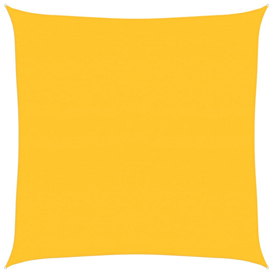 Voile d'ombrage 160 g/m² carré jaune 4,5x4,5 m pehd