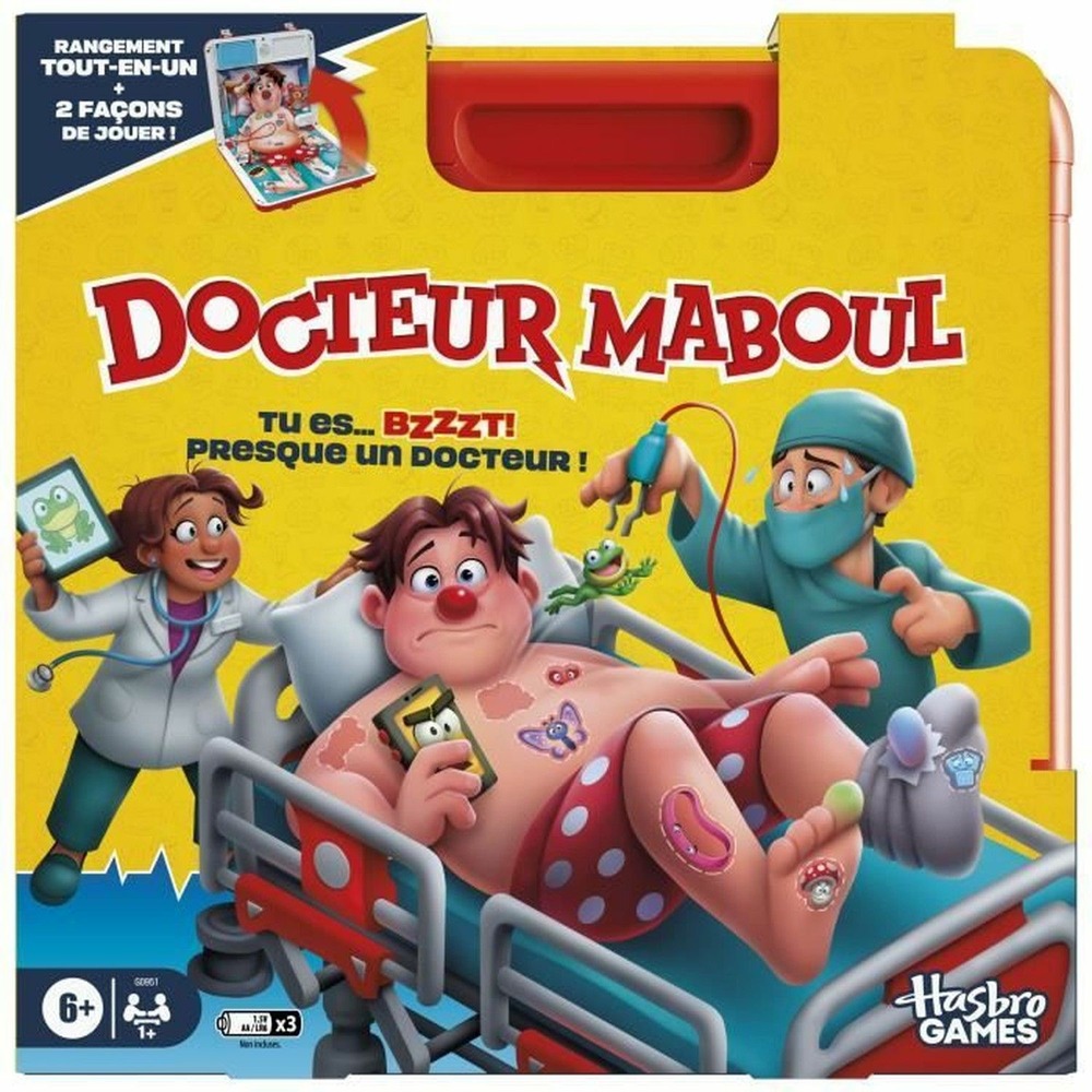 Jeu de plateau électronique docteur maboul + mallette de transport tout-en-un