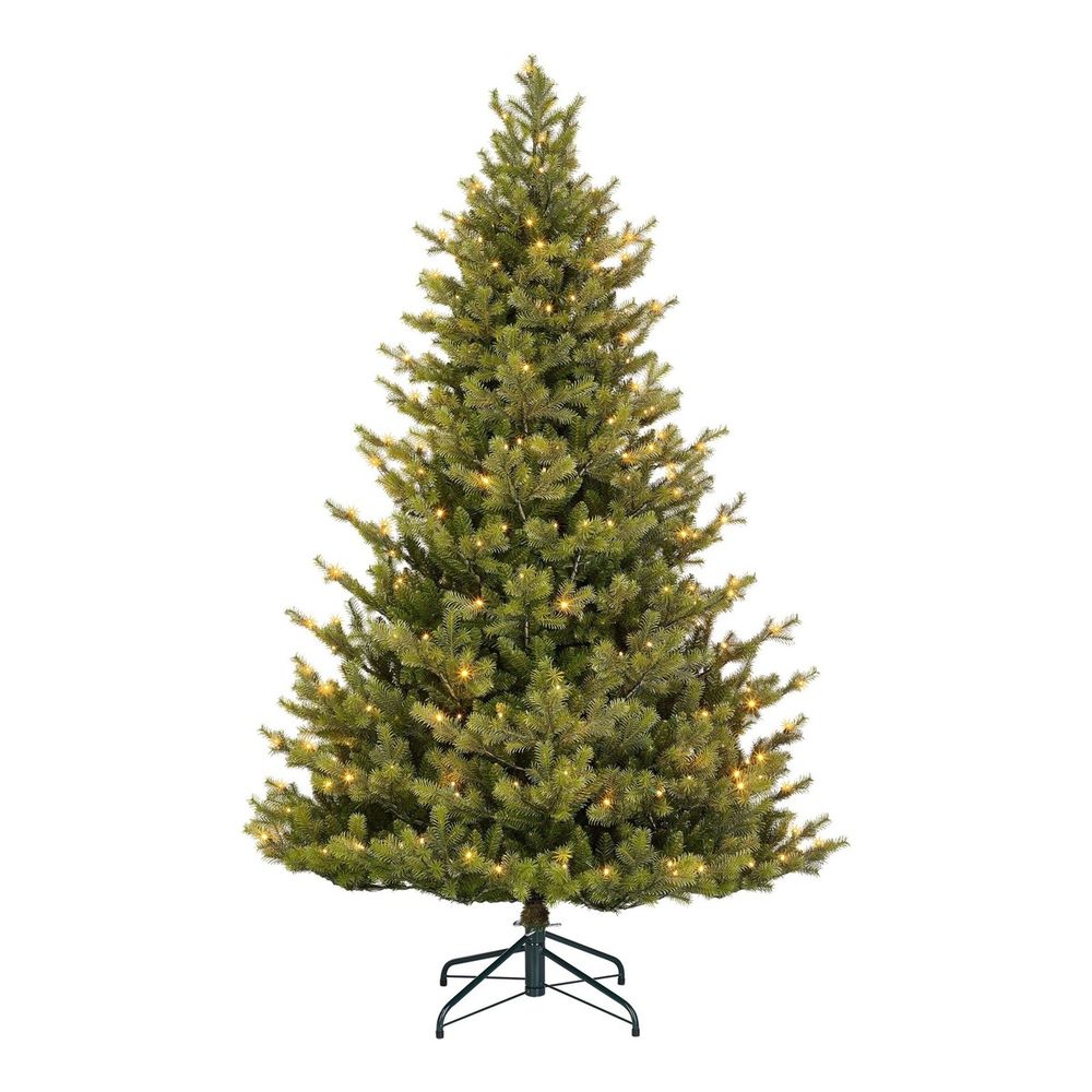 Black box trees clive sapin de noël artificiel lumineux avec branches réalistes - sapin lumineux noël avec 200 led blanc chaud -