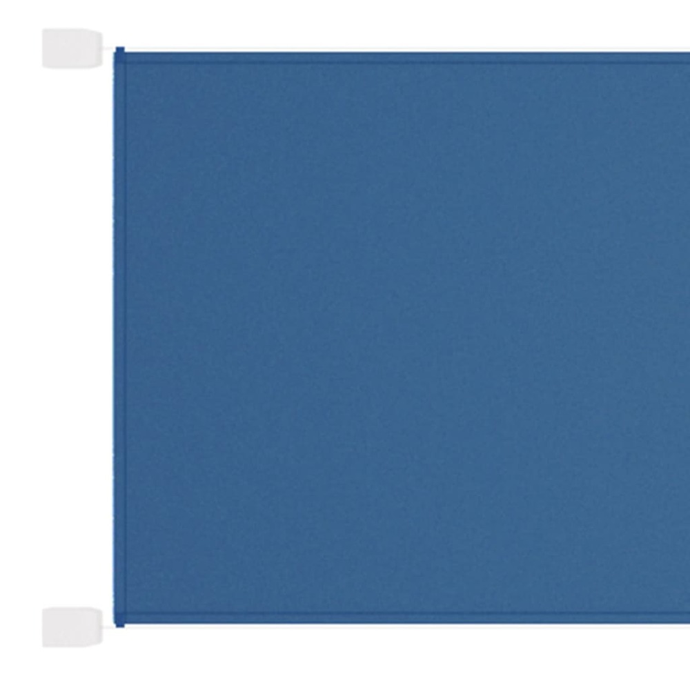 Auvent vertical 140x360 cm tissu oxford bleu
