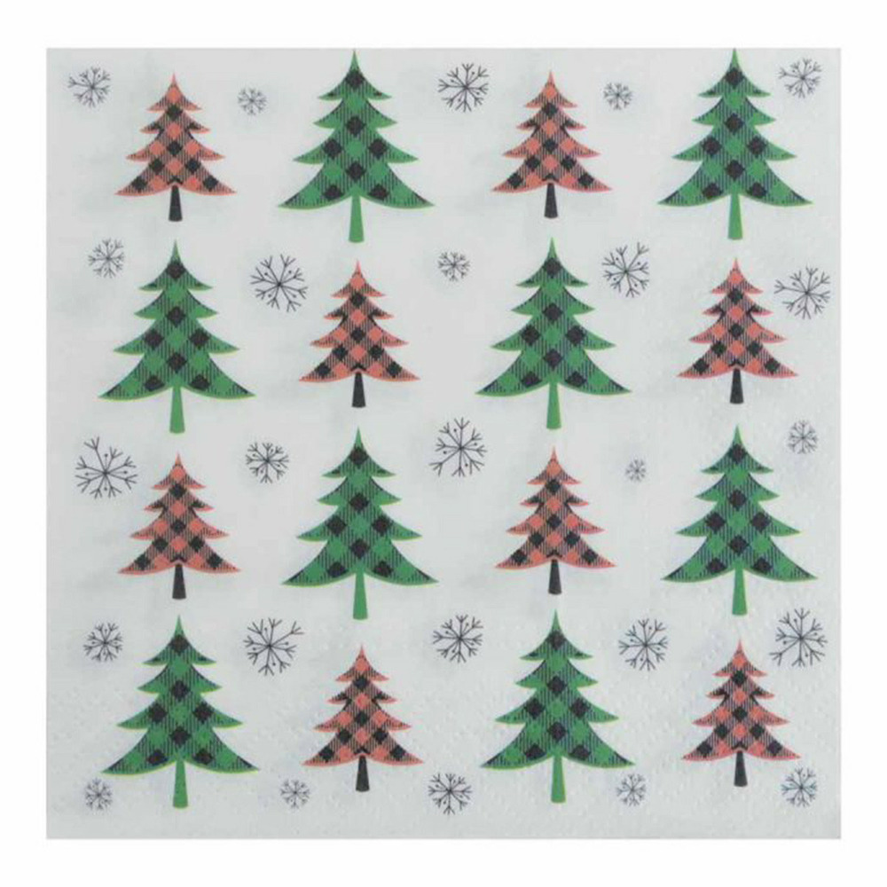 Lot de 20 serviettes en papier 