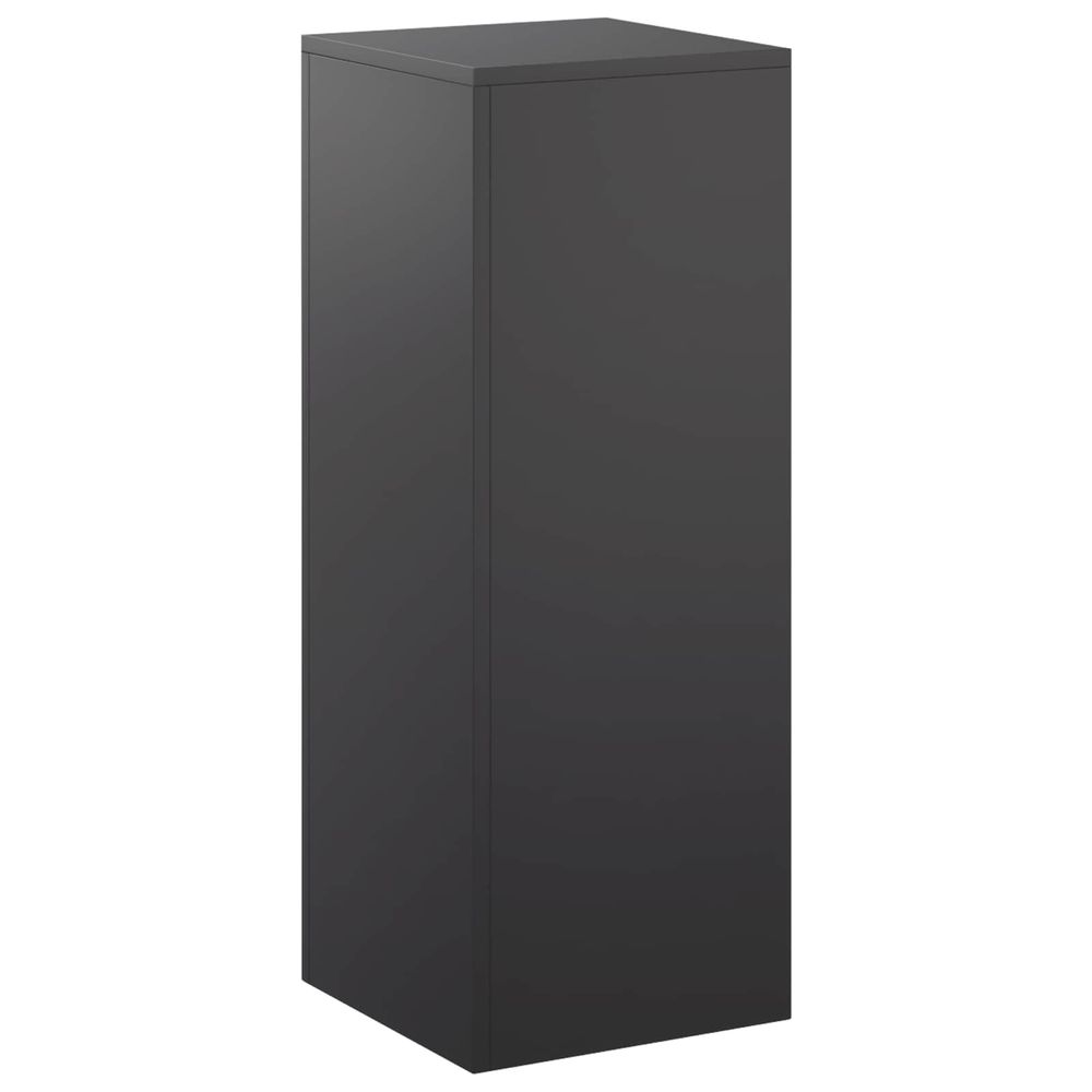 Support de plante noir 30 x 30 x 80 cm acier