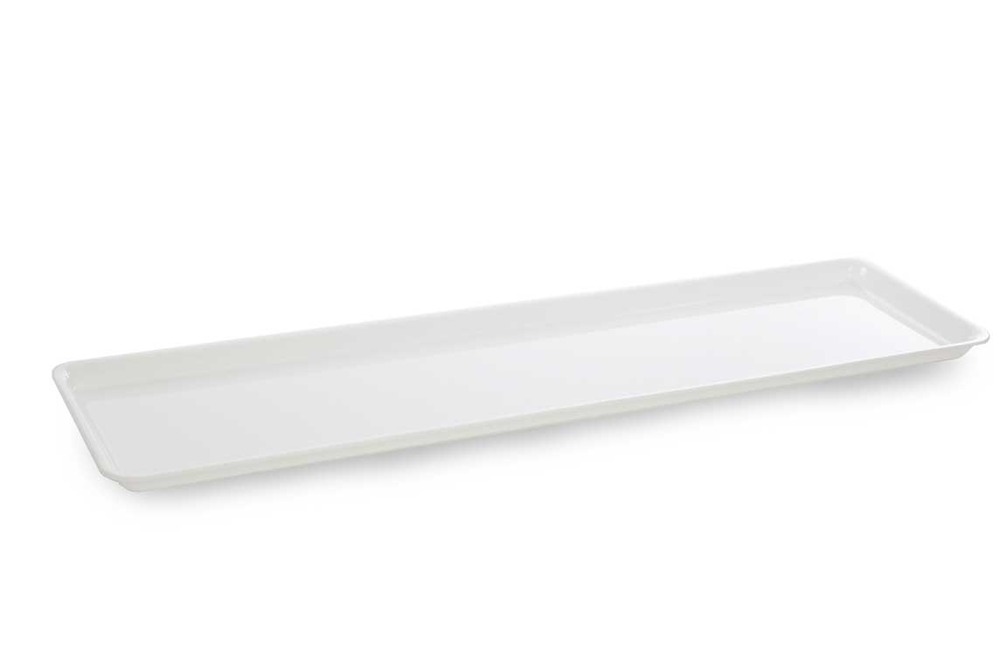 Plat en plexiglas grande surface blanc 765x210x17mm - matériel chr pro