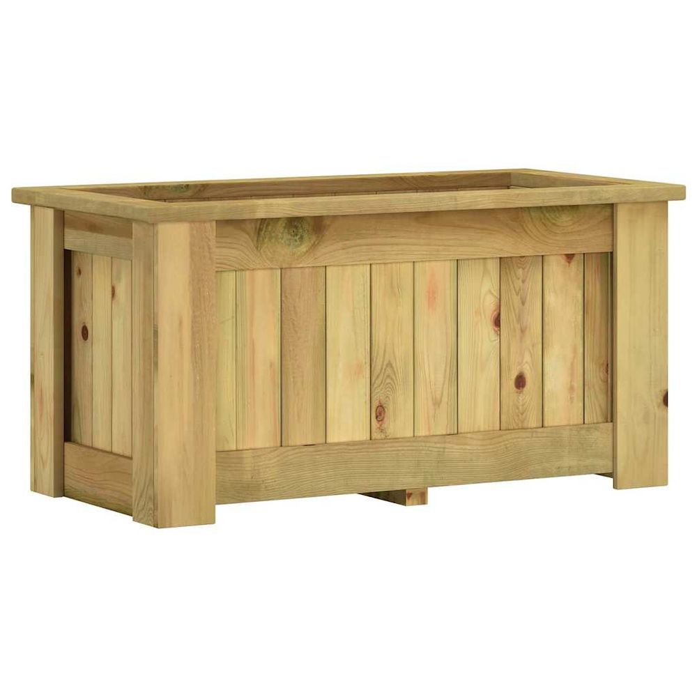 Jardinière surélevée 100x50x50 cm bois de pin imprégné