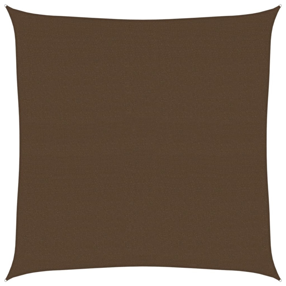 Voile d'ombrage 160 g/m² marron 4x4 m pehd
