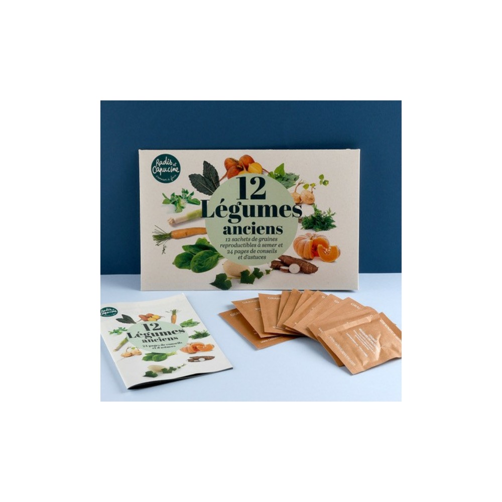 Enveloppe de graines anciens à semer (12 variétés)