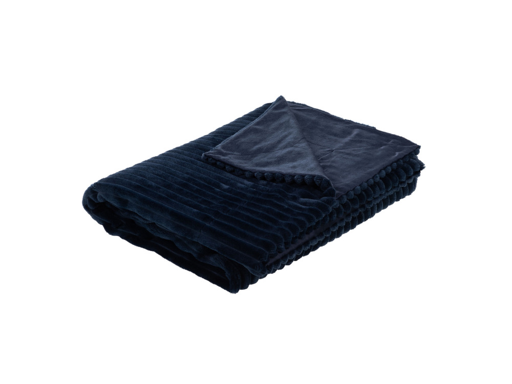 Plaid sultan 130 x 170 cm marine