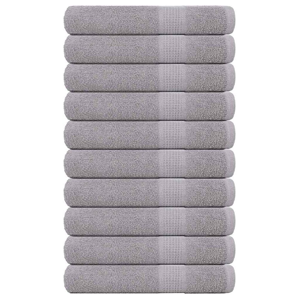 Serviettes frogn 10 pcs gris 100x200 cm 360 g/m²