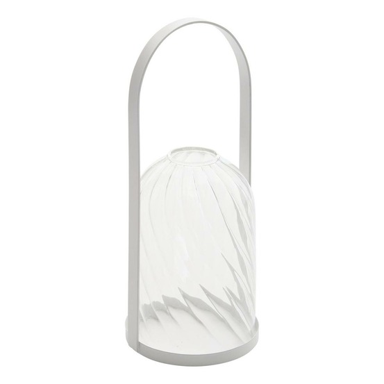 Lanterne fleur de rose h20cm