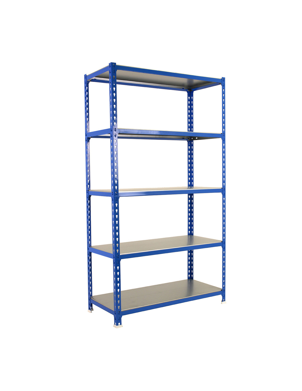 Etagère légère sans vis simonclick superplus 5/400 bleu/galva bleu/galva 2000x1100x400 - simonrack