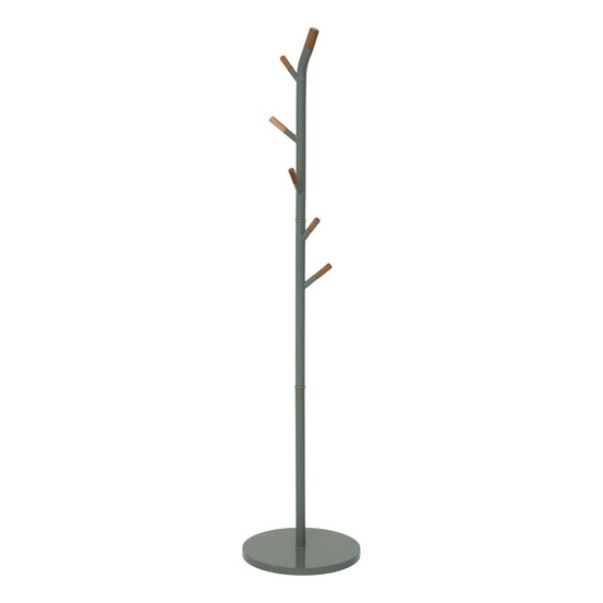 5five - porte-manteaux 6 patères cassie vert h 175,5cm