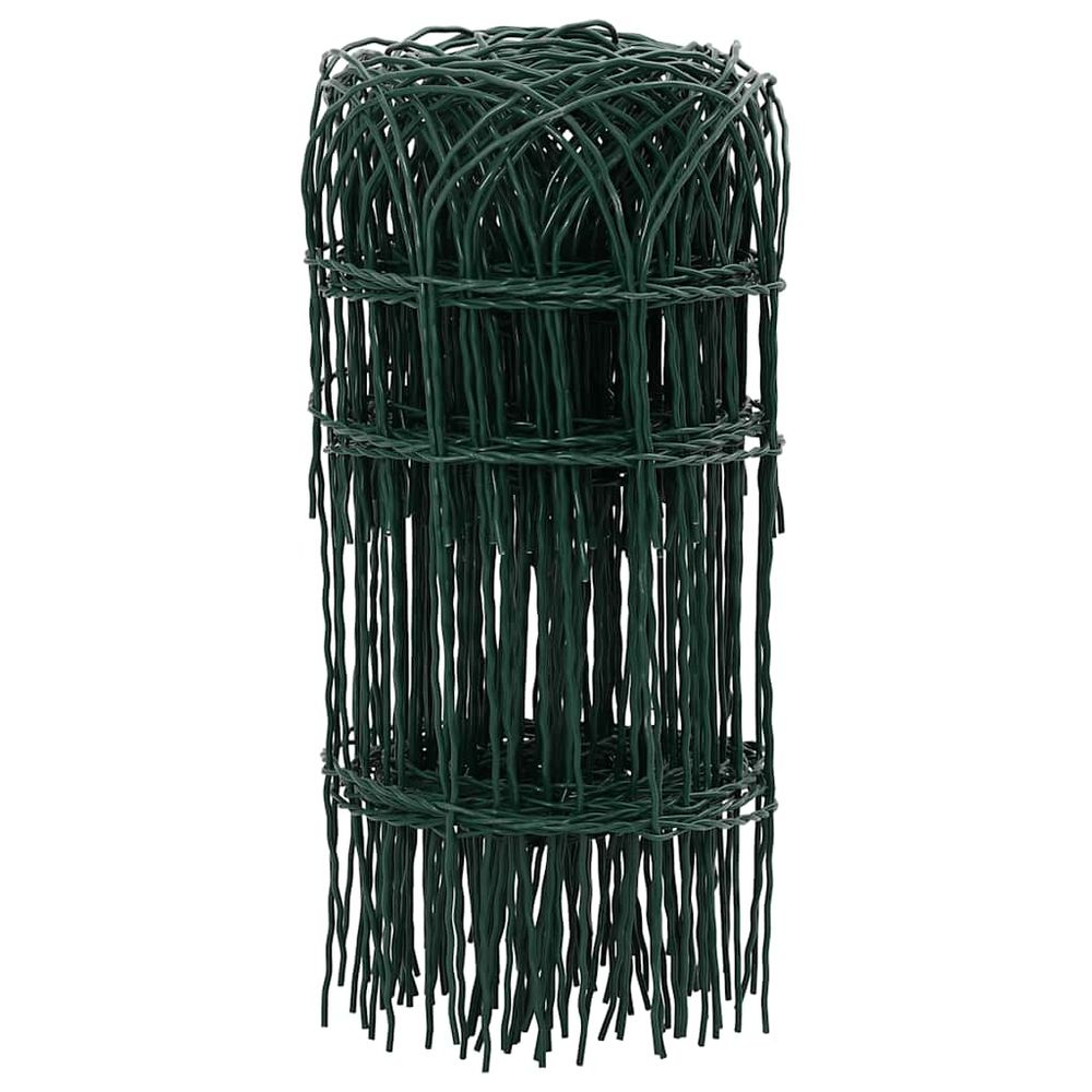 Bordure de pelouse fer enduit de poudre 25x0,4 m