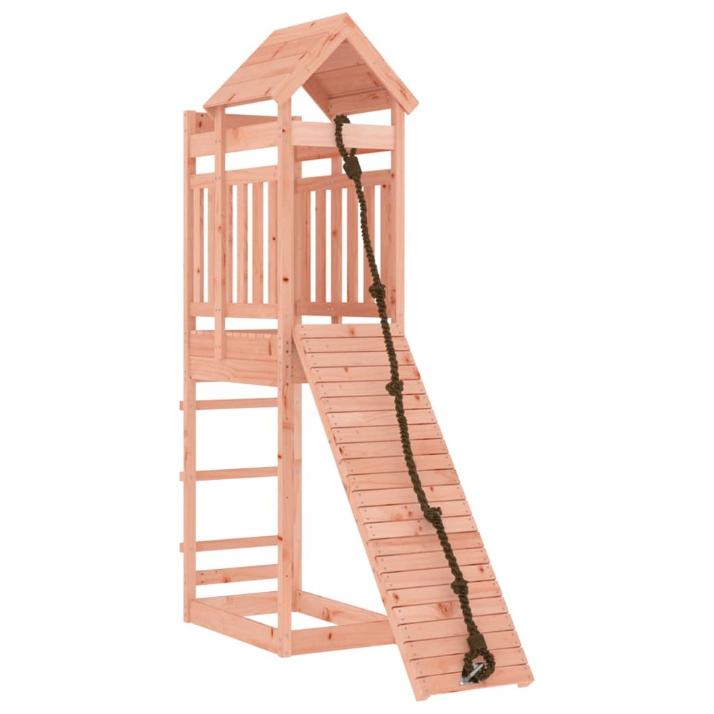 Maisonnette de jeu avec mur d'escalade bois massif douglas