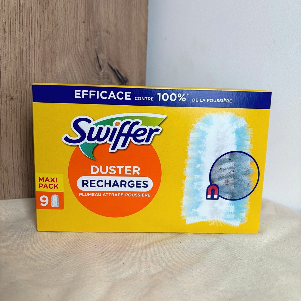 Recharge plumeaux swiffer système anti-poussière – pack de 9
