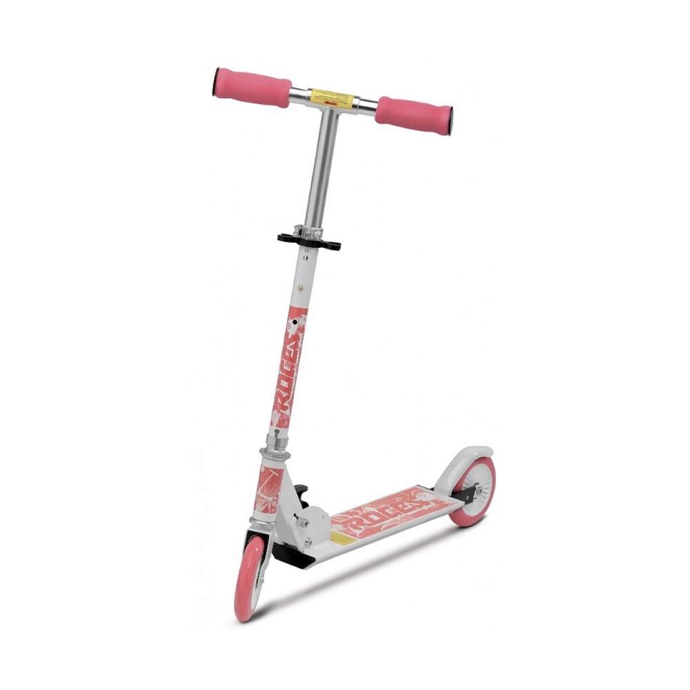 Trottinette alu 125mm rose
