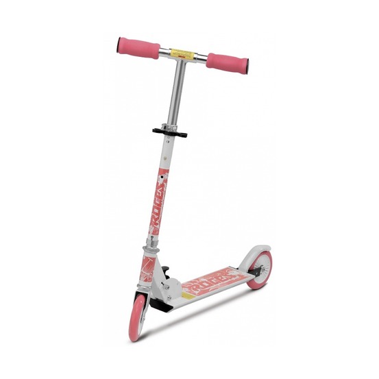 Trottinette alu 125mm rose