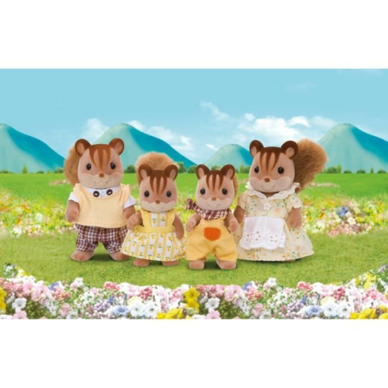 Famille écureuil roux - - personnage miniature - mixte - a partir de 3 ans