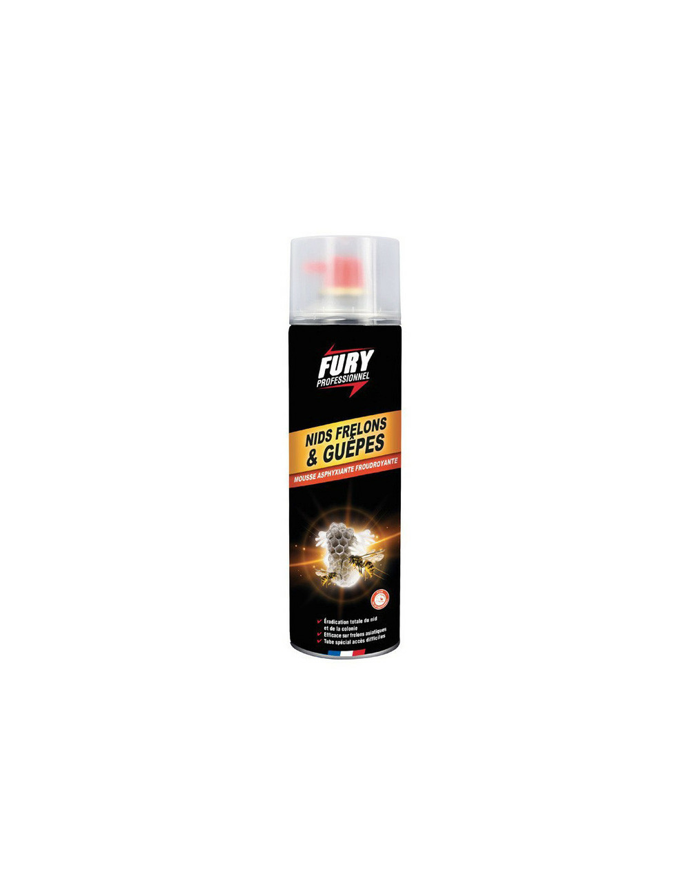 Fury mousse nid guepe frelon 500ml - fury
