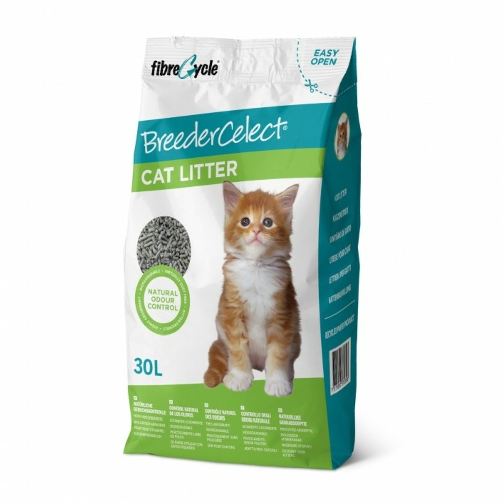 Litière en papier recyclé compostable 10l