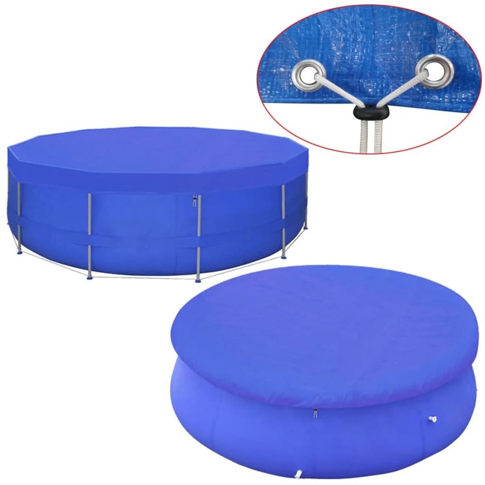 Couverture de piscine pe ronde 460 cm 90 g/m²